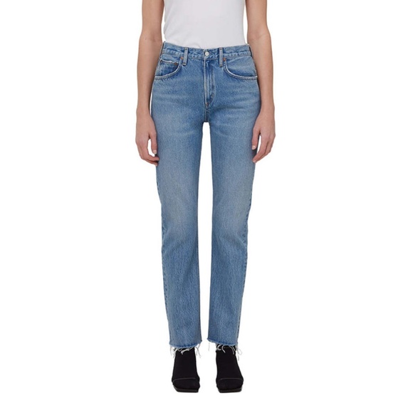 Cherie High Rise Straight Denim in Tone - Picture 1 of 2